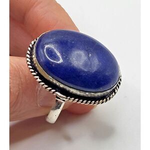 Bohemian Lapis  Round Ring sz 10